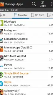 Manage Apps (App 2 SD) Screenshot 7