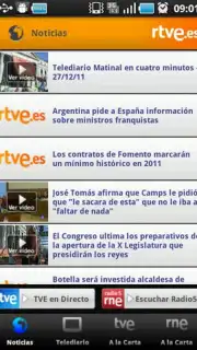 RTVE Noticias y Directos Screenshot 1