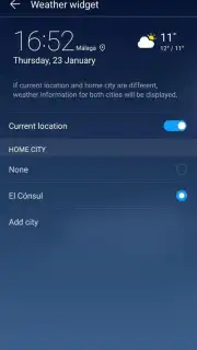 HUAWEI Weather Screenshot 3