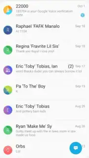 Samsung Messages Screenshot 2