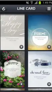 LINE Card Screenshot 1