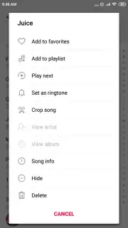 Huawei Music Screenshot 7