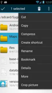 OI File Manager Screenshot 2