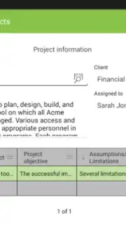MobiDB Project Management Screenshot 4