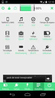 Ahorro de batería HD Screenshot 7