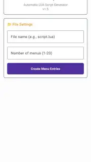 GG Script Generator Screenshot 2