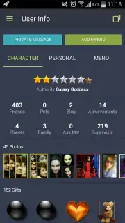 Galaxy - Chat & Play Screenshot 4