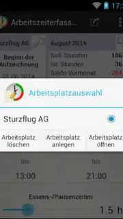 Arbeitszeiterfassung Screenshot 3