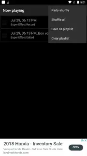 Default Music Player Screenshot 6
