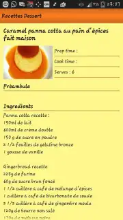 Recettes Dessert Screenshot 3