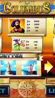 Columbus Deluxe slot Screenshot 6