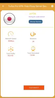 Turbo Pro VPN- Free Proxy Server Secure VPN Servic Screenshot 2