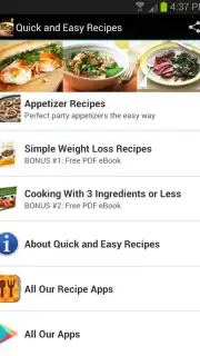 Quick and Easy Recipes Screenshot 3