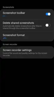 Samsung Record screen Screenshot 3