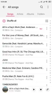 Huawei Music Screenshot 4