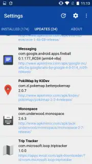 APKUpdater Screenshot 1