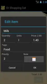 OI Shopping list Screenshot 7