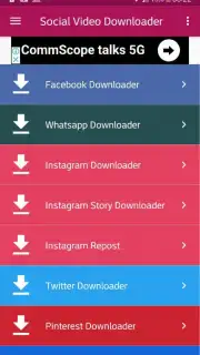 Social Media Video Best Downloader Screenshot 1