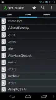 Font Installer Screenshot 5