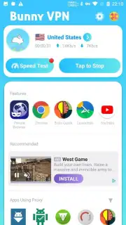 Bunny VPN Proxy Screenshot 1