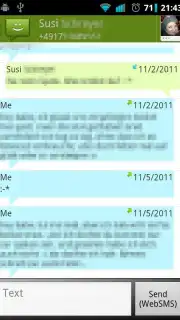 SMSdroid Screenshot 2