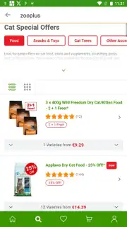 Zooplus: Online pet shop Screenshot 1