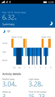 Microsoft Health Screenshot 4