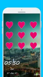 Love Pattern Lock Screen Screenshot 2