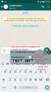 Upside Down Chat+ Screenshot 3