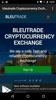 bleutrade Screenshot 7