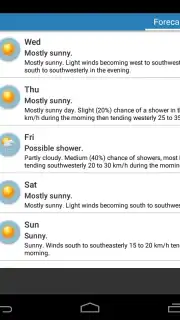 Au Weather Free Screenshot 3