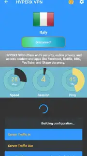 HYPERX VPN Screenshot 3