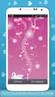 Милые Живые Обои для Девочек Screenshot 6