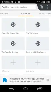 Orfox: Tor Browser Screenshot 6