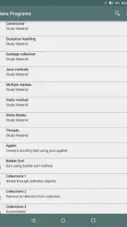 Java Programs Screenshot 1