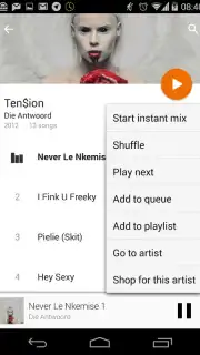 Google Play Music Screenshot 1