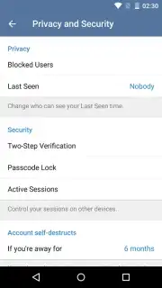 Telegram Talk Screenshot 1