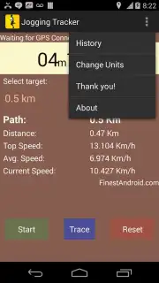 Jogging Tracker Screenshot 3