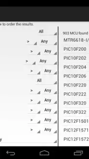 PICmicro Database Screenshot 8