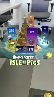 Angry Birds AR: Isle of Pigs Screenshot 2