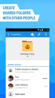 Cloud Mail.Ru Screenshot 3