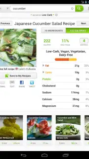 Recipes & Nutrition Screenshot 3