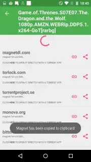 Torrent Search Screenshot 1