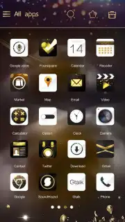 Gold Rush GOLauncher EX Theme Screenshot 3