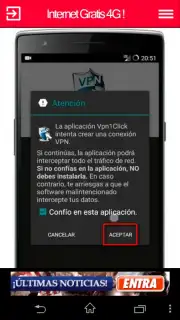 Internet Gratis 4G Screenshot 3