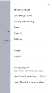 StartPage Screenshot 2
