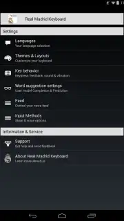 Real Madrid Official Keyboard Screenshot 7