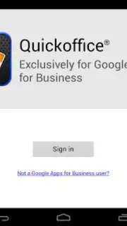 Quickoffice - Google Apps Screenshot 2