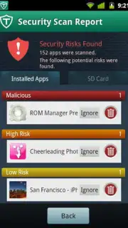 Antivirus y Seguridad Móvil Screenshot 2