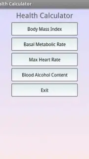 Health Calculator Screenshot 5